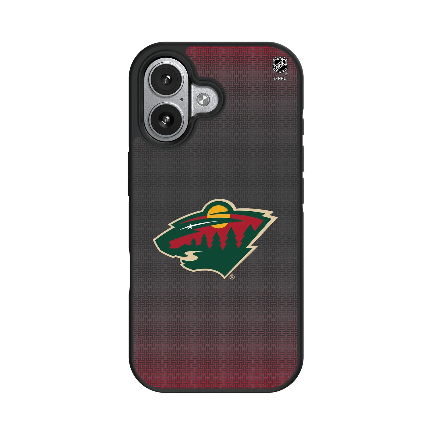 Minnesota Wild Linen Bump Phone Case for Apple iPhone