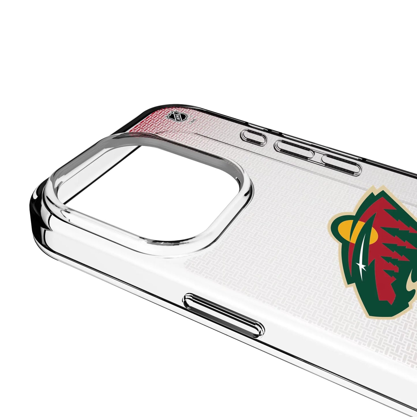 Minnesota Wild Linen Clear Phone Case for Apple iPhone