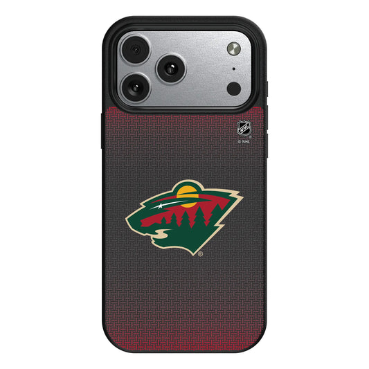 Minnesota Wild Linen MagSafe Compatible Phone Case for Apple iPhone