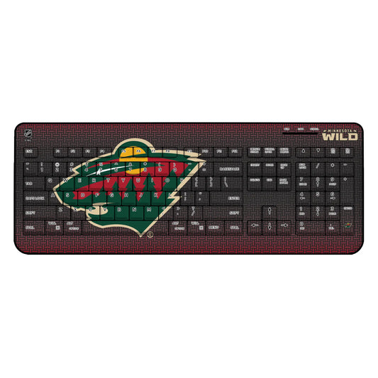 Minnesota Wild Linen Wireless USB Keyboard