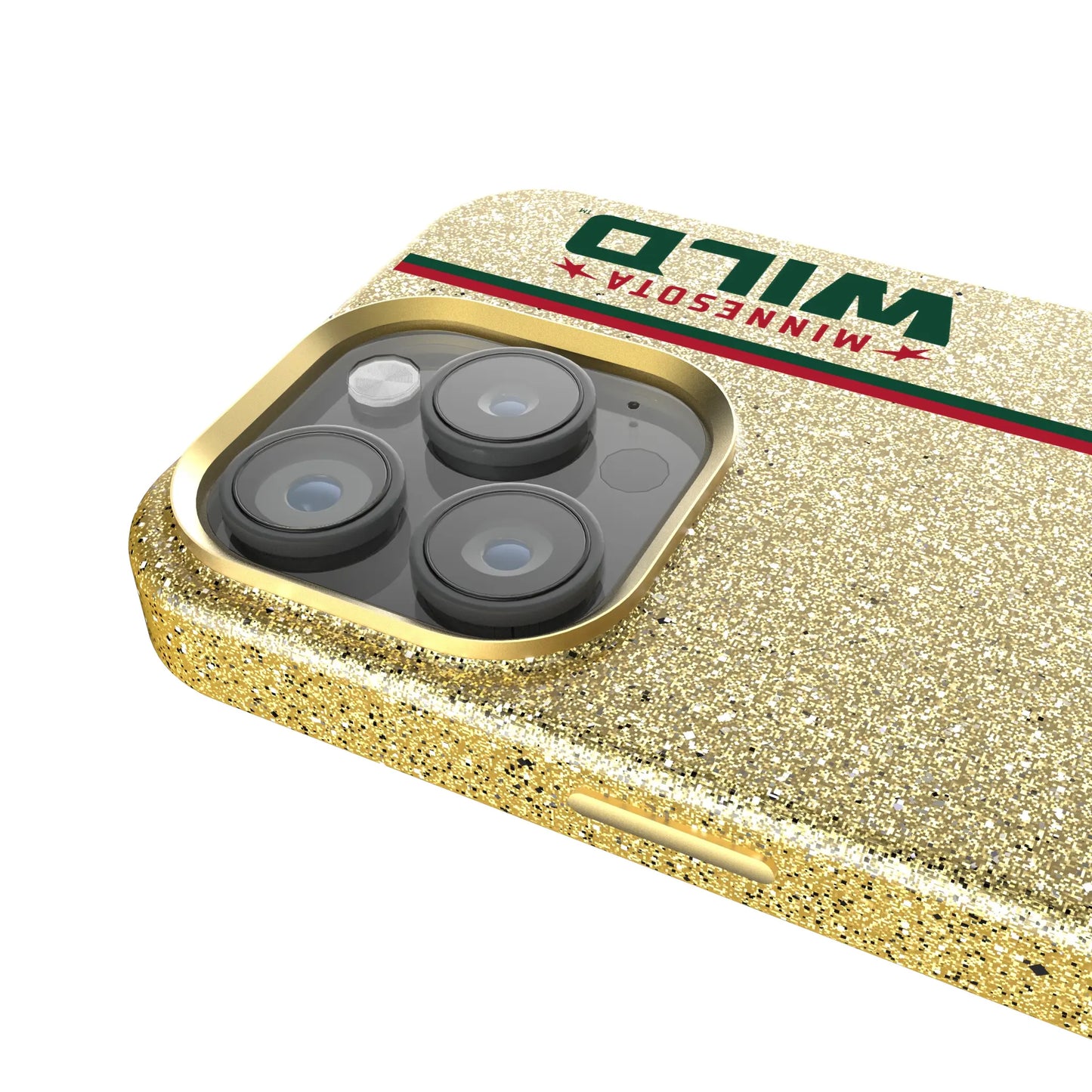 Minnesota Wild Sidebar Bling Phone Case for Apple iPhone