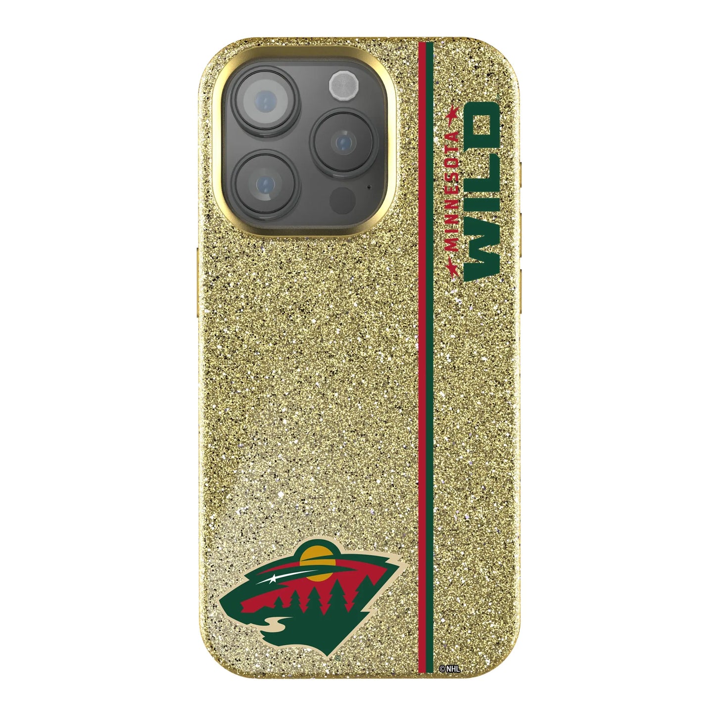 Minnesota Wild Sidebar Bling Phone Case for Apple iPhone