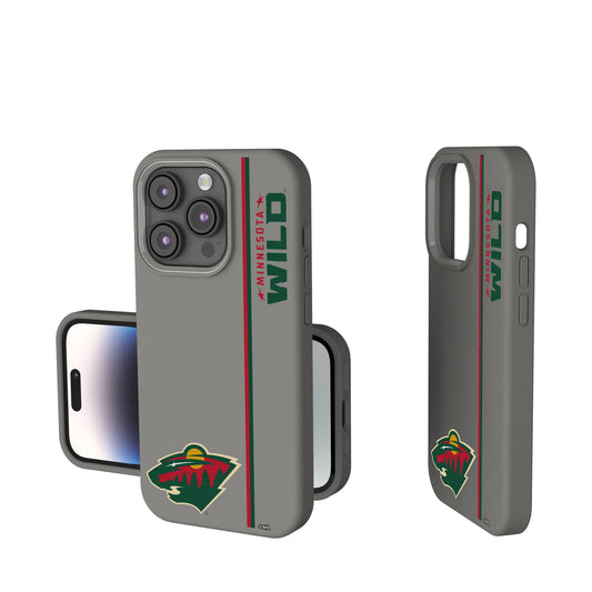 Minnesota Wild Sidebar Soft Touch Phone Case for Apple iPhone