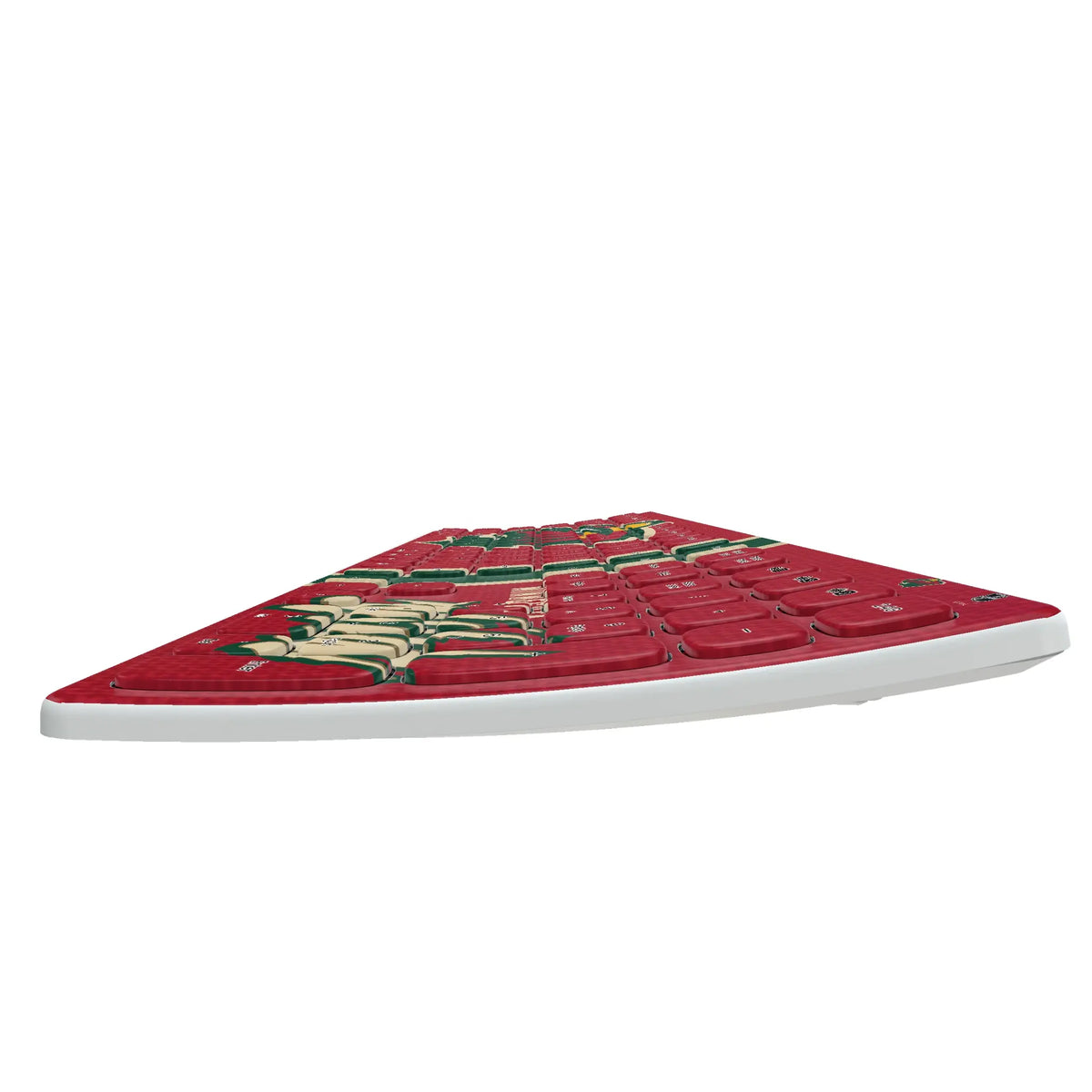 Minnesota Wild Stripe Curved Wireless Keyboard