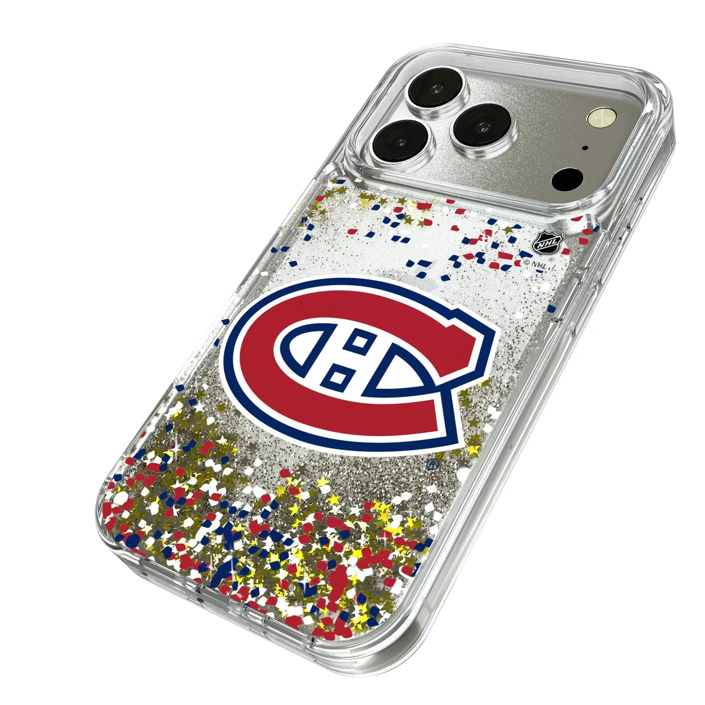 Montreal Canadiens Confetti Glitter Phone Case for Apple iPhone