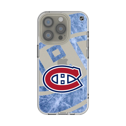 Montreal Canadiens Ice Tilt Clear Phone Case for Apple iPhone