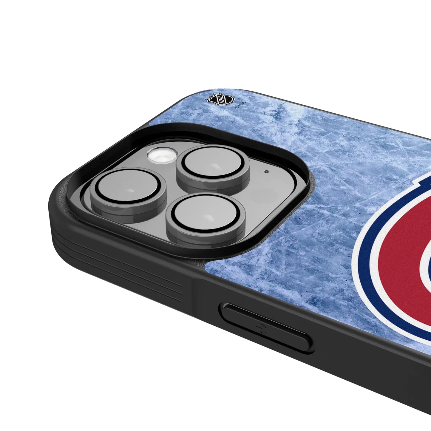 Montreal Canadiens Ice Wordmark Bump Phone Case for Apple iPhone