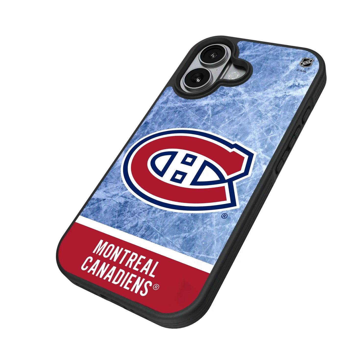Montreal Canadiens Ice Wordmark Bump Phone Case for Apple iPhone