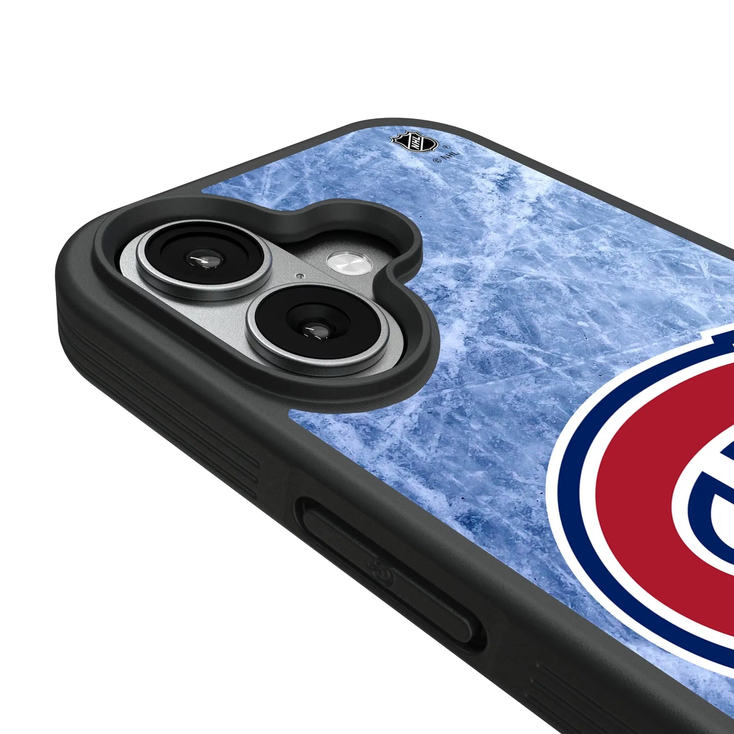 Montreal Canadiens Ice Wordmark Bump Phone Case for Apple iPhone