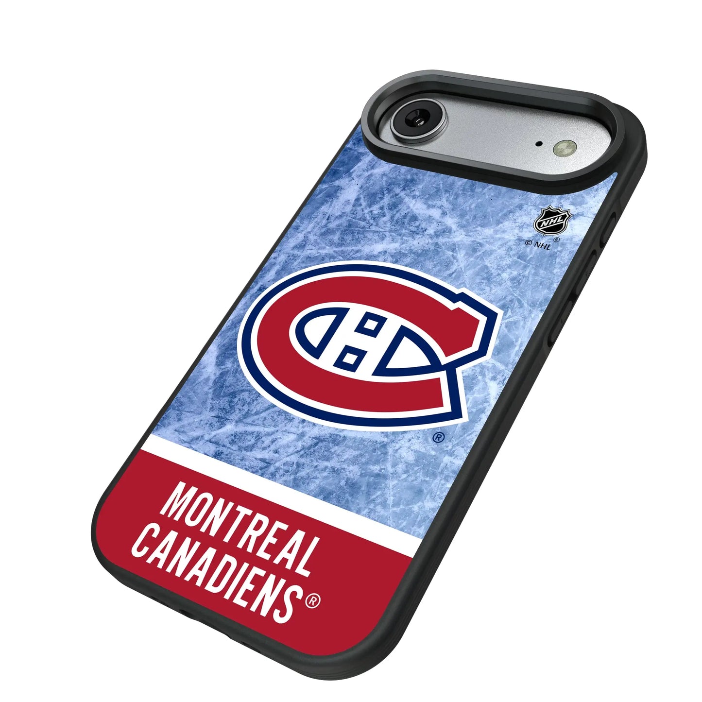 Montreal Canadiens Ice Wordmark Bump Phone Case for Apple iPhone
