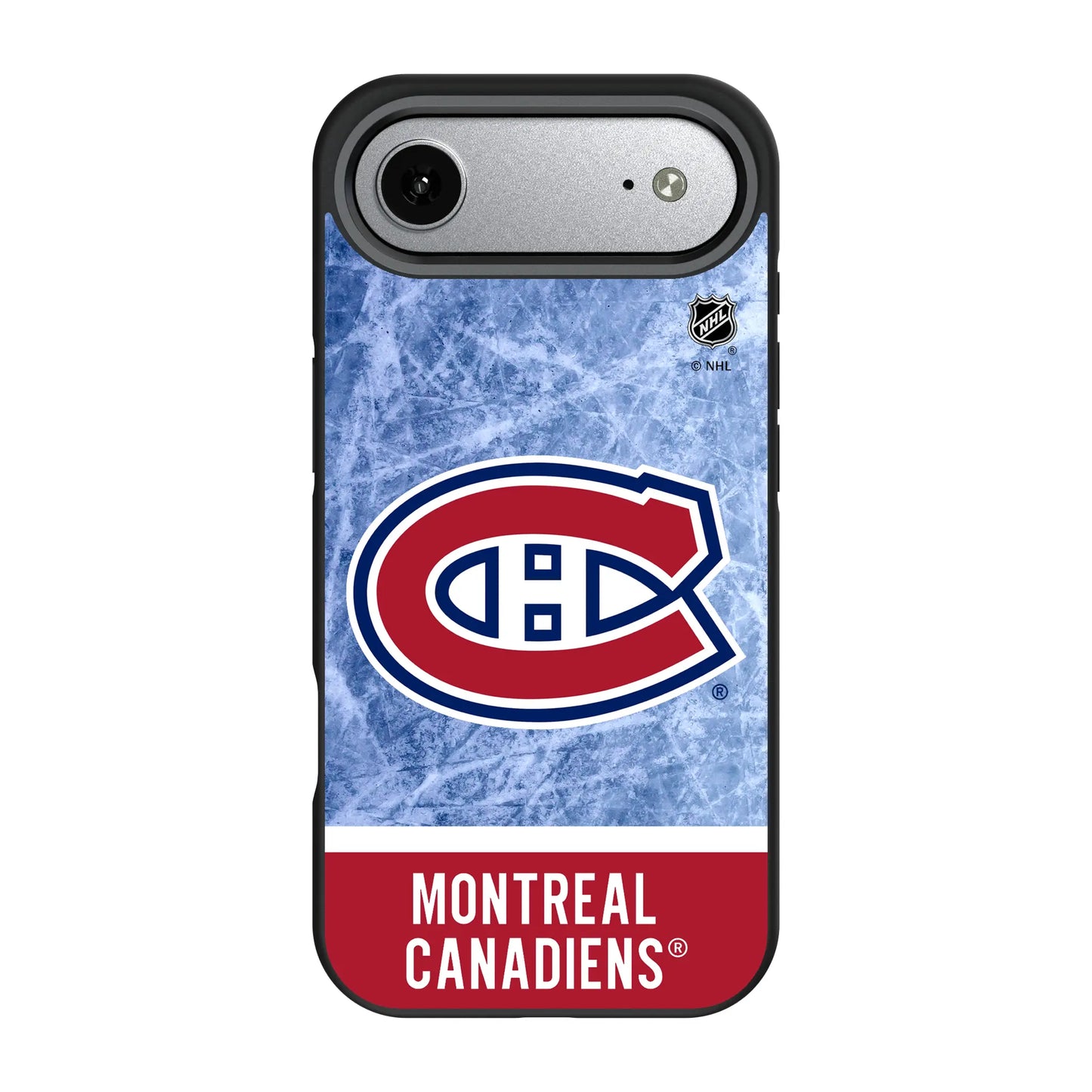 Montreal Canadiens Ice Wordmark Bump Phone Case for Apple iPhone