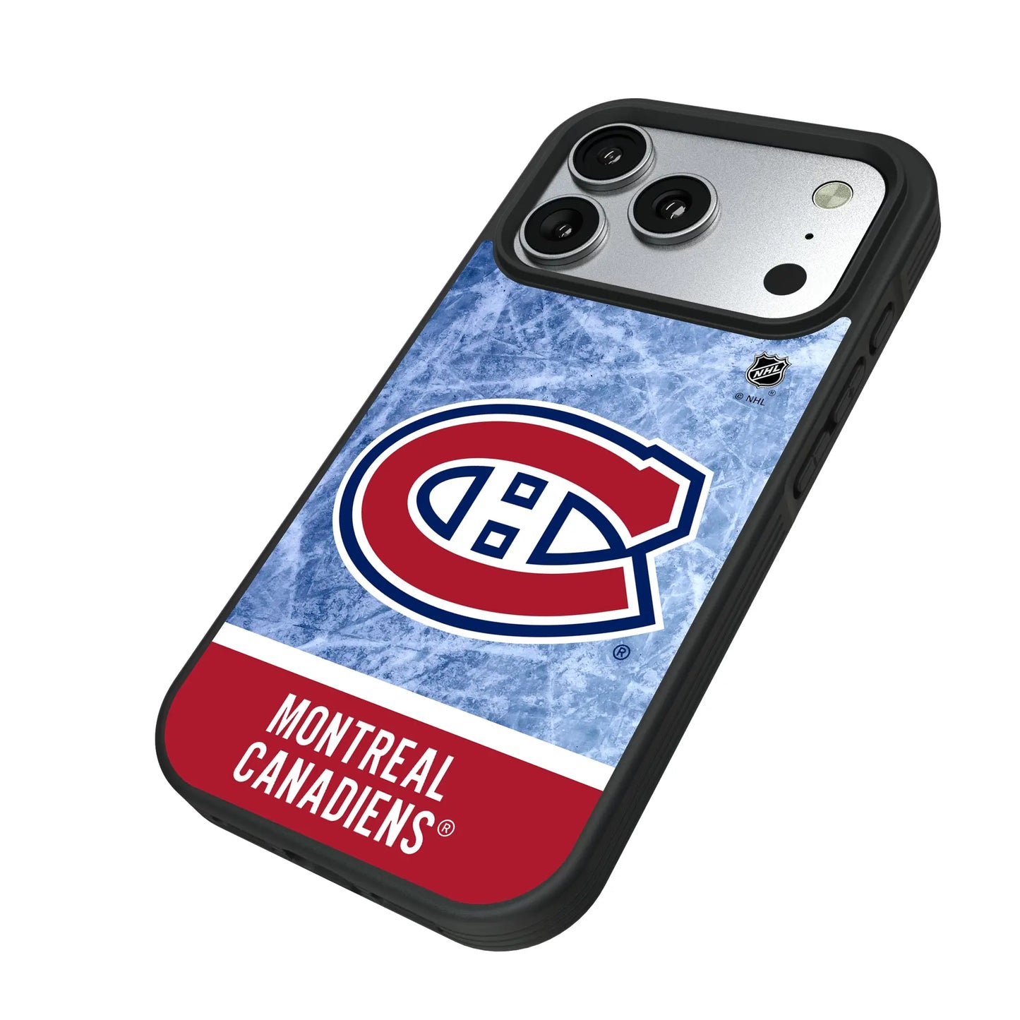 Montreal Canadiens Ice Wordmark Bump Phone Case for Apple iPhone