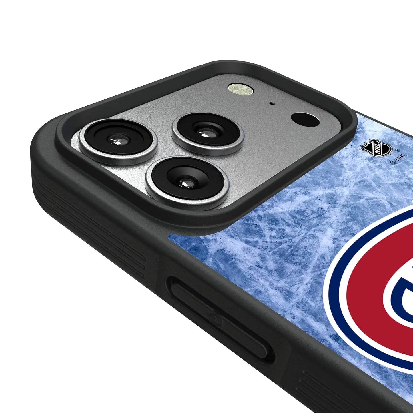 Montreal Canadiens Ice Wordmark Bump Phone Case for Apple iPhone