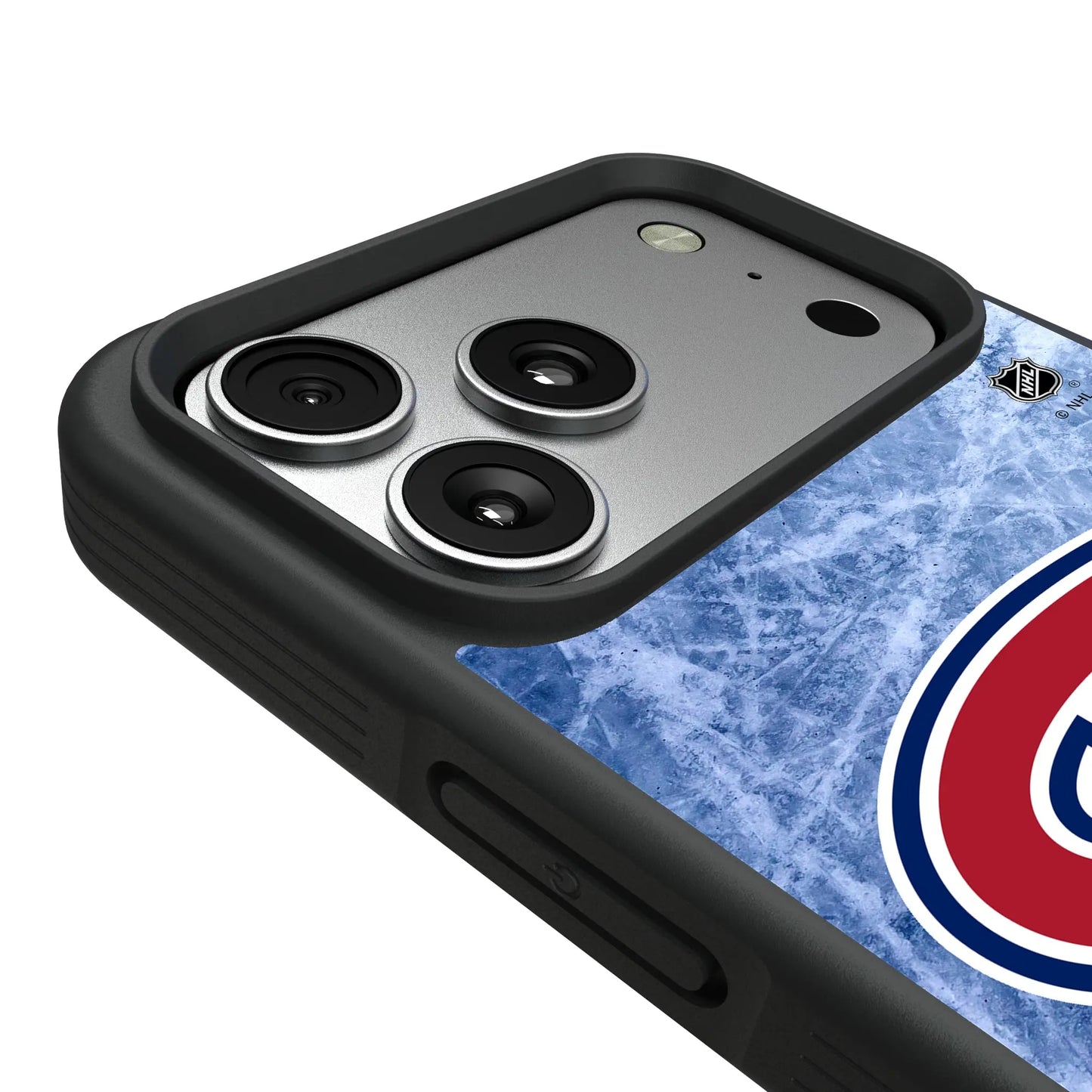 Montreal Canadiens Ice Wordmark Bump Phone Case for Apple iPhone