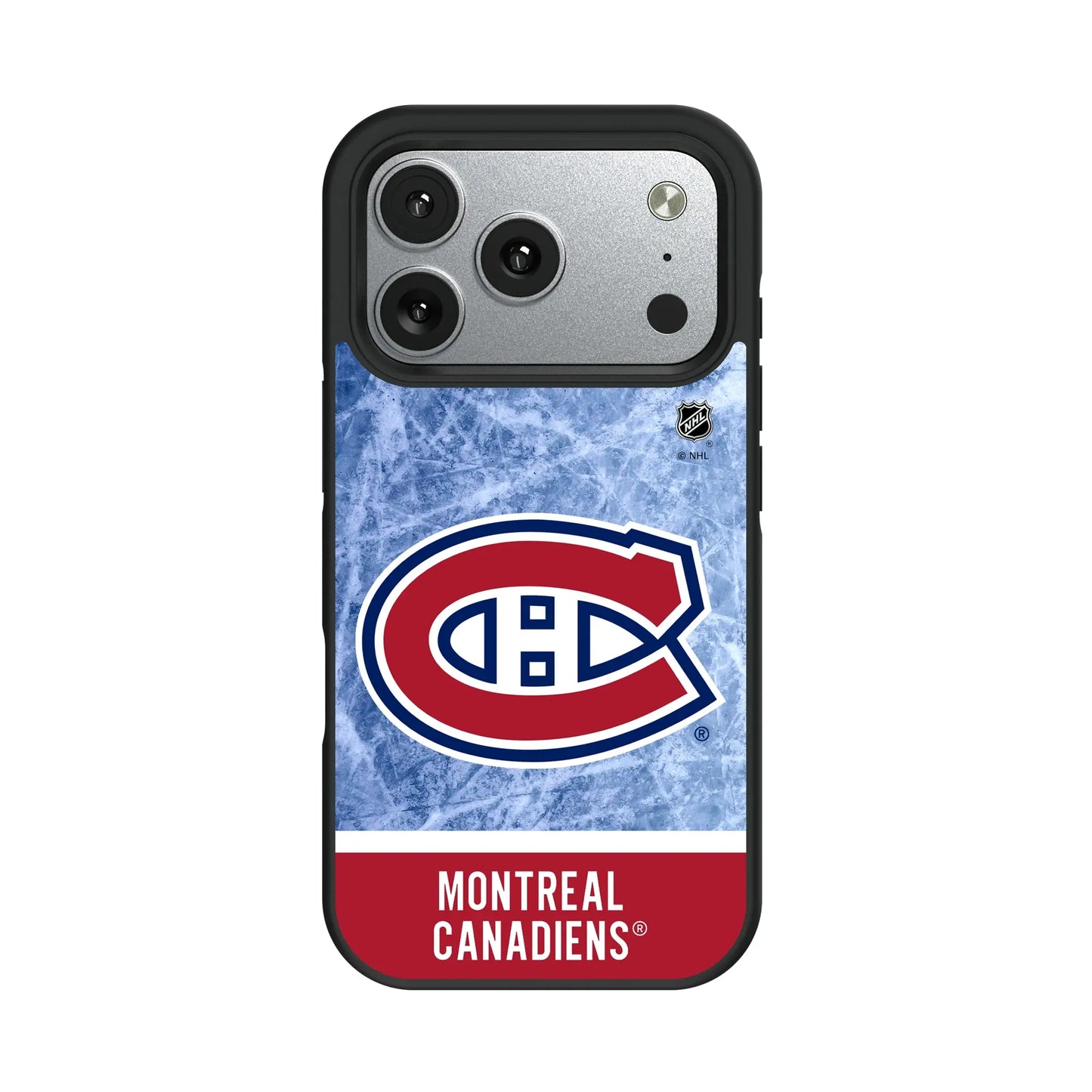Montreal Canadiens Ice Wordmark Bump Phone Case for Apple iPhone