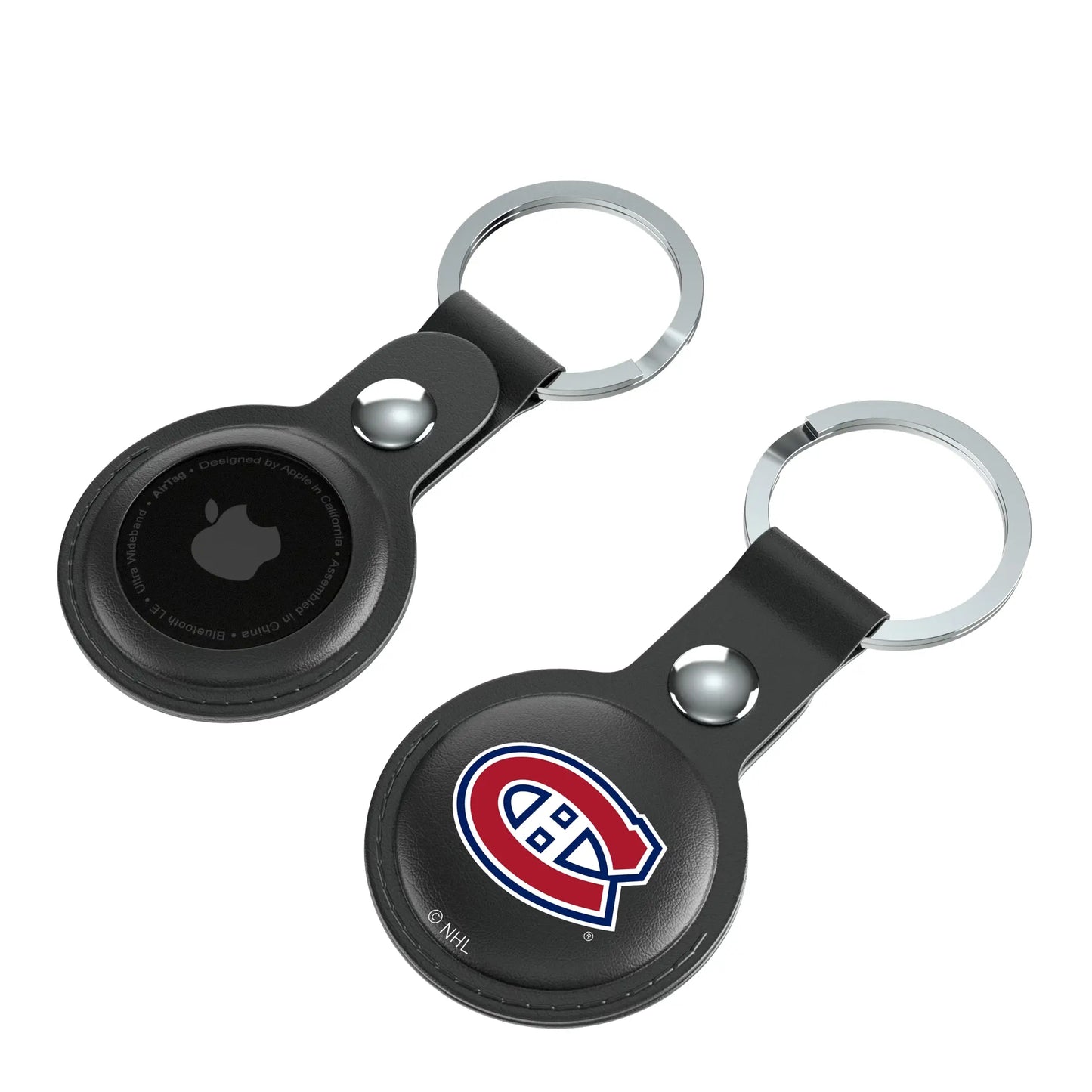 Montreal Canadiens Insignia Black Airtag Holder 2-Pack