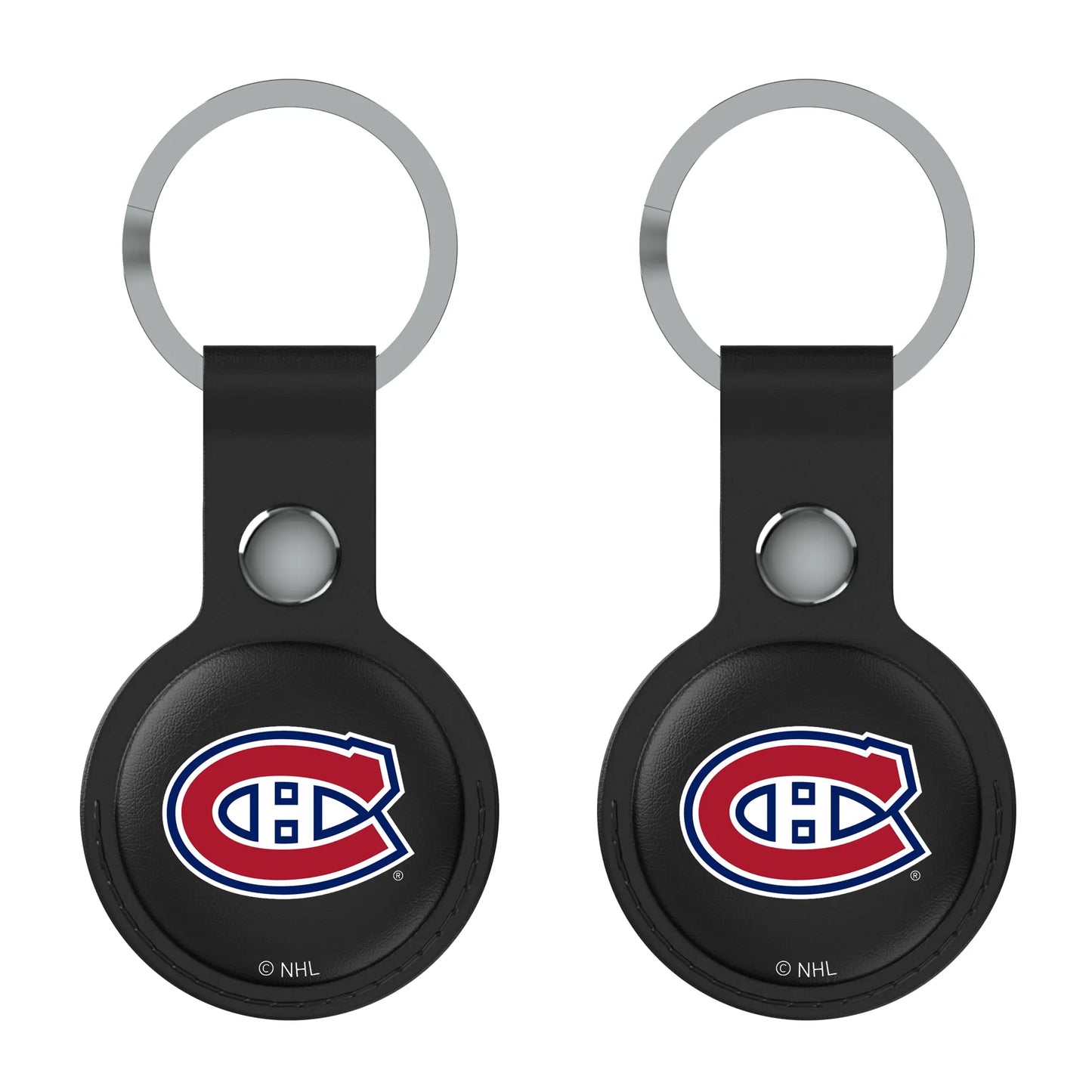Montreal Canadiens Insignia Black Airtag Holder 2-Pack
