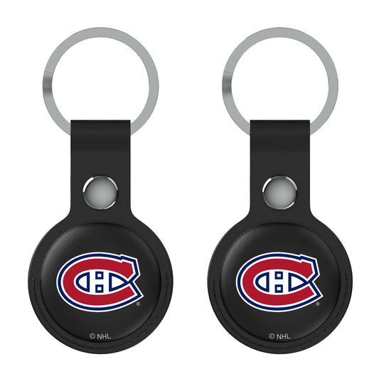 Montreal Canadiens Insignia Black Airtag Holder 2-Pack