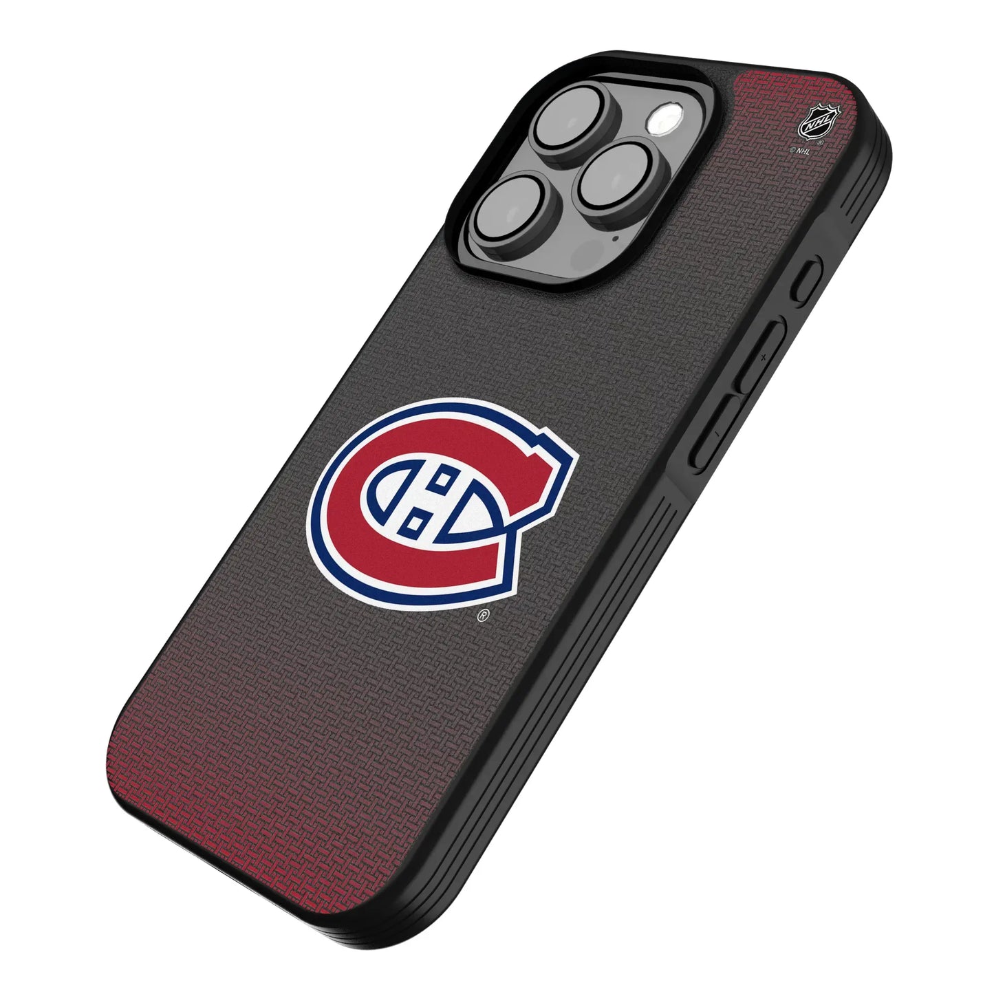 Montreal Canadiens Linen Bump Phone Case for Apple iPhone