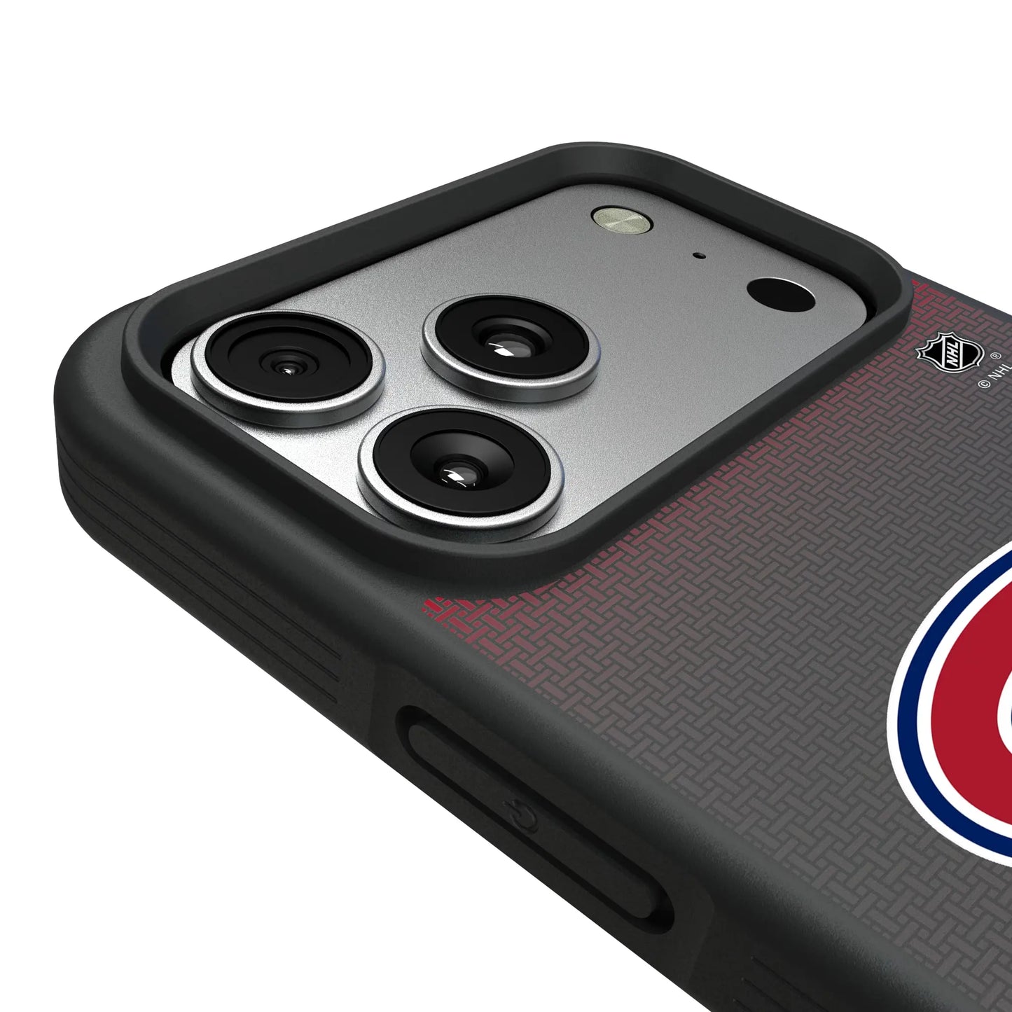 Montreal Canadiens Linen Bump Phone Case for Apple iPhone