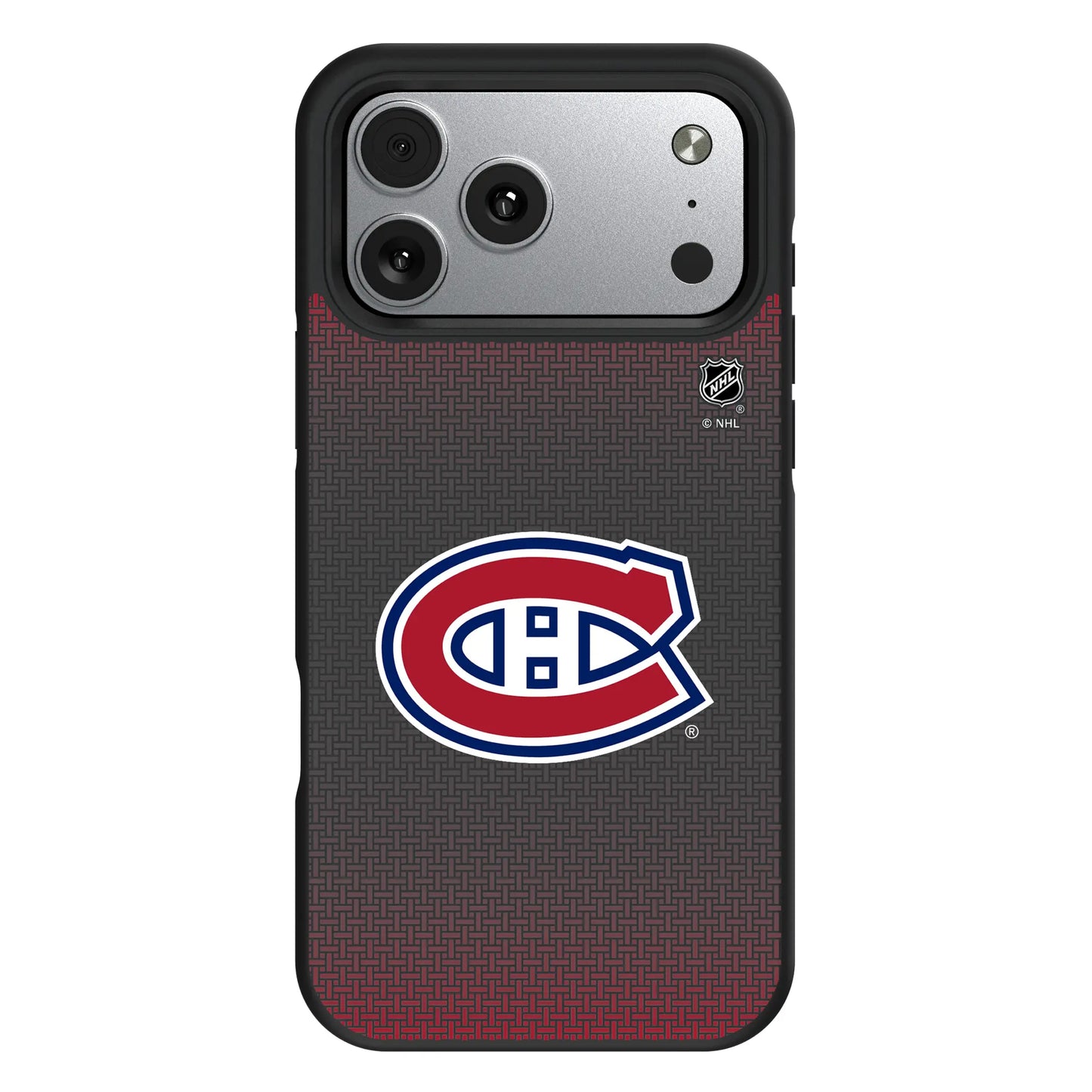 Montreal Canadiens Linen Bump Phone Case for Apple iPhone