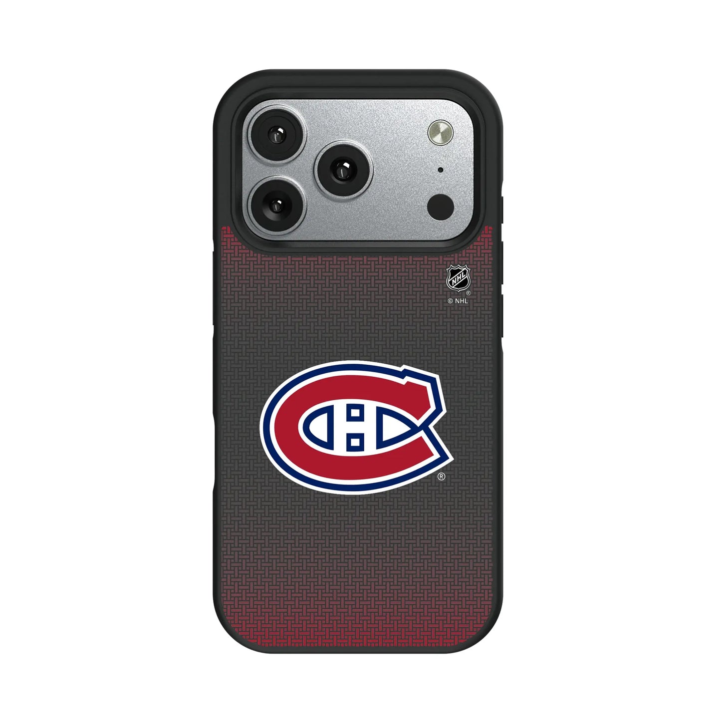 Montreal Canadiens Linen Bump Phone Case for Apple iPhone
