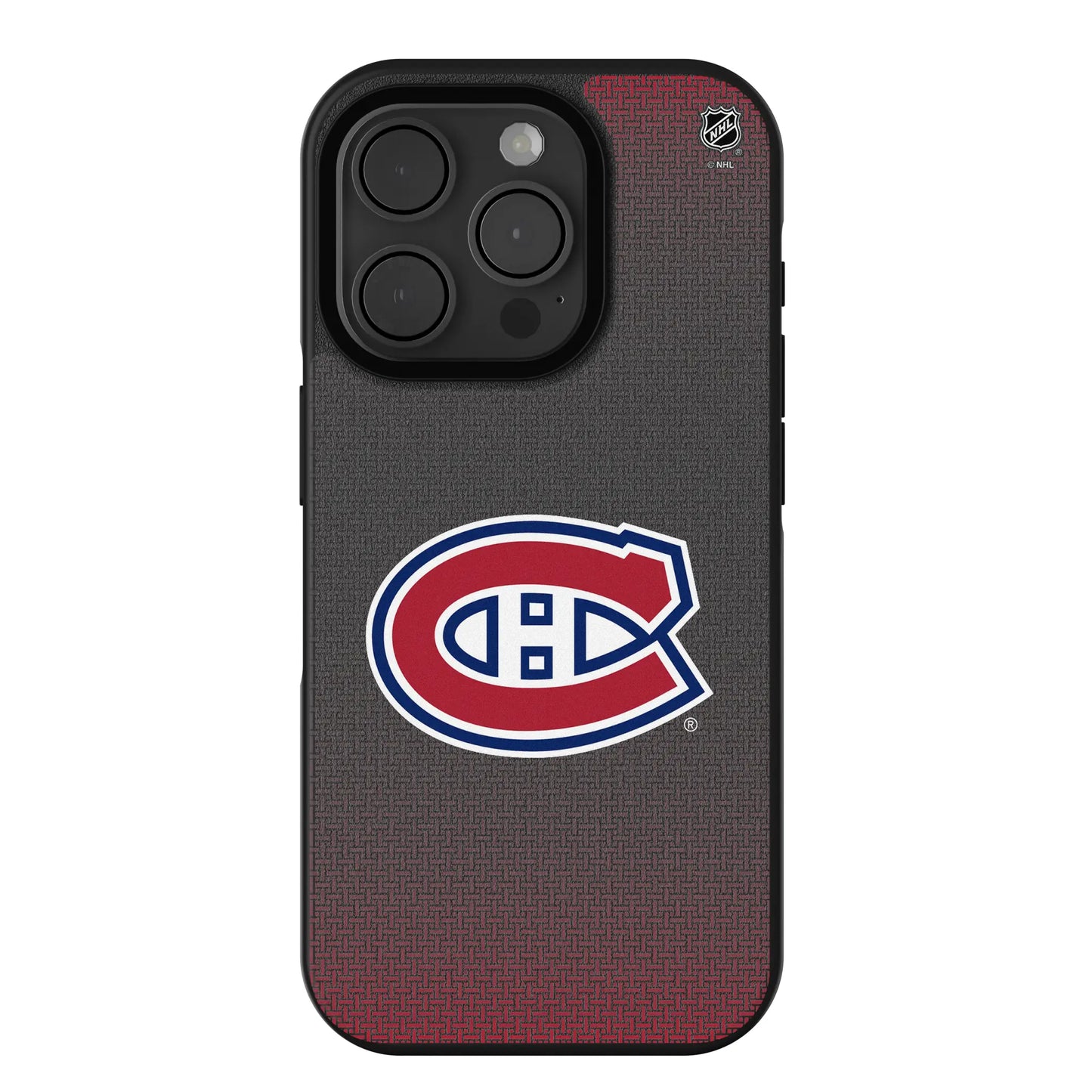 Montreal Canadiens Linen Bump Phone Case for Apple iPhone