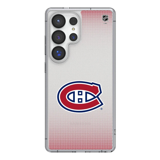 Montreal Canadiens Linen Clear Phone Case for Samsung Galaxy
