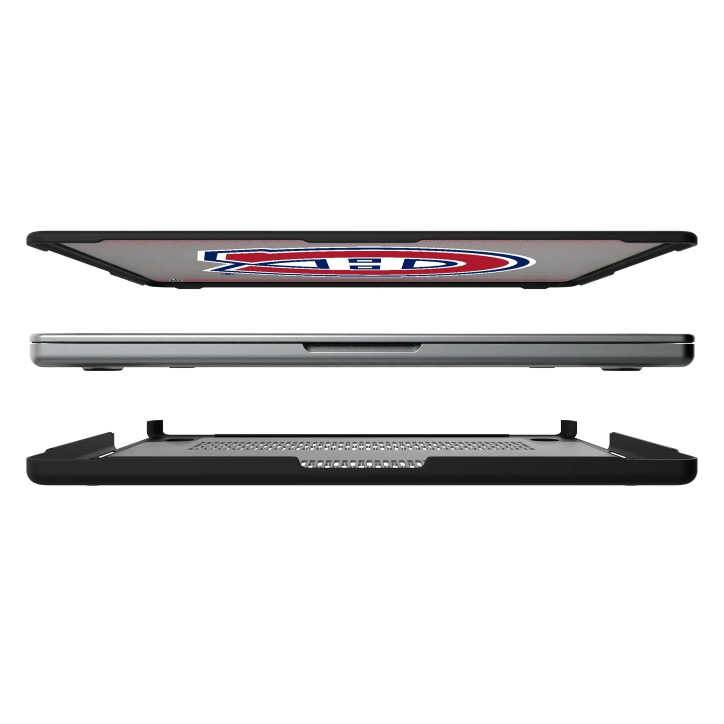 Montreal Canadiens Linen Laptop Case for Apple MacBook