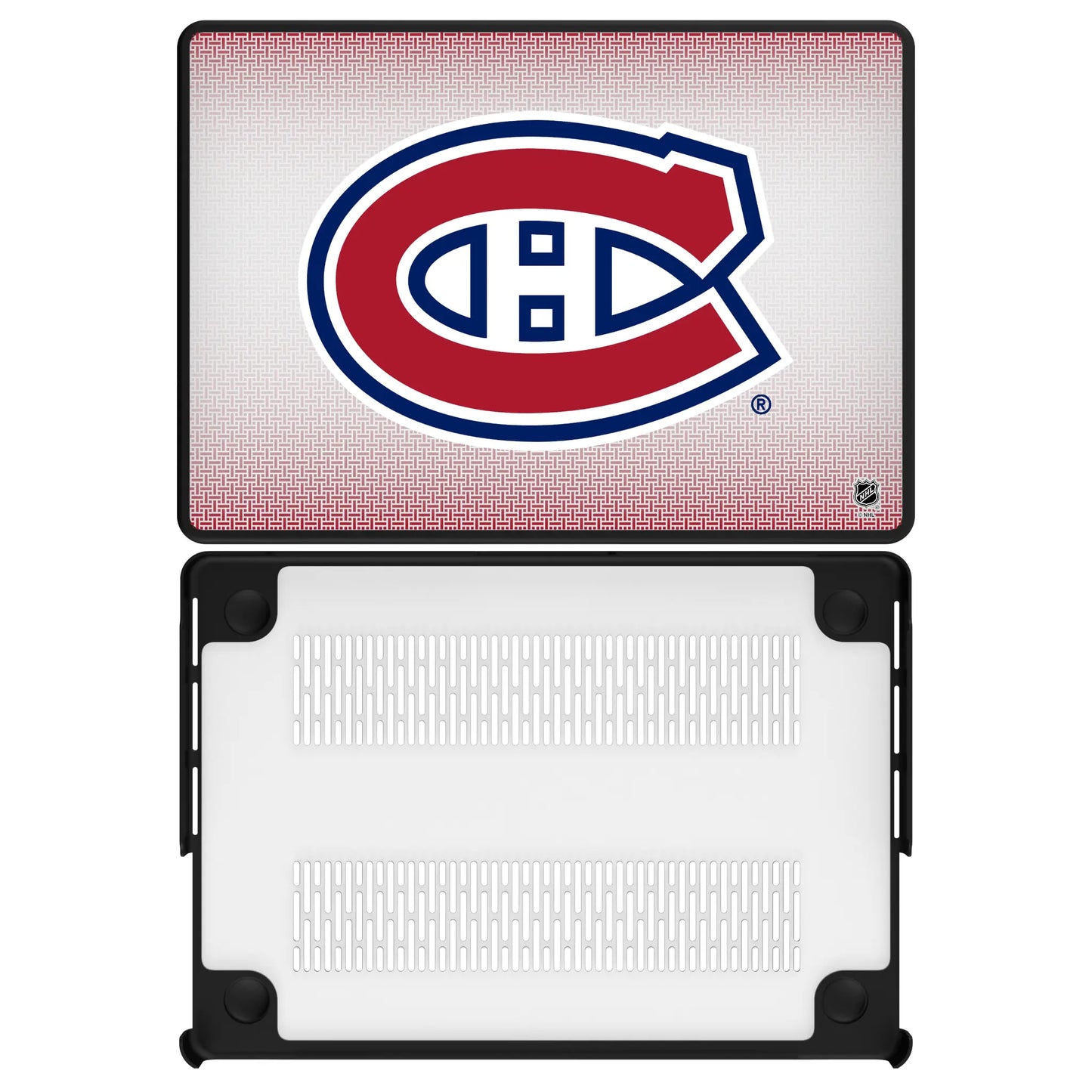 Montreal Canadiens Linen Laptop Case for Apple MacBook