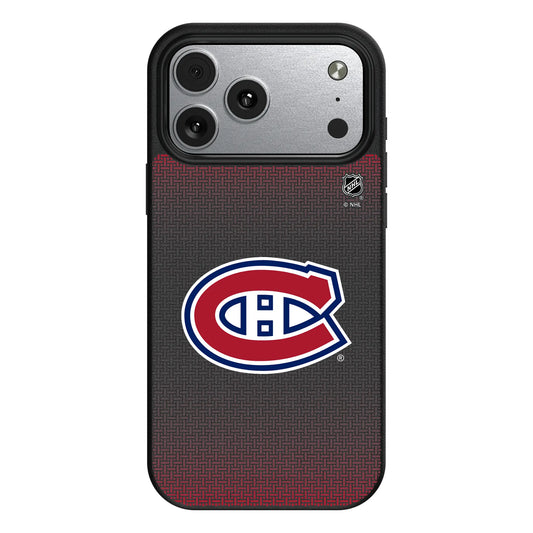 Montreal Canadiens Linen MagSafe Compatible Phone Case for Apple iPhone