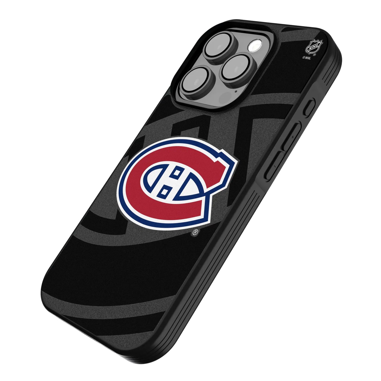 Montreal Canadiens Monocolor Tilt Bump Phone Case for Apple iPhone