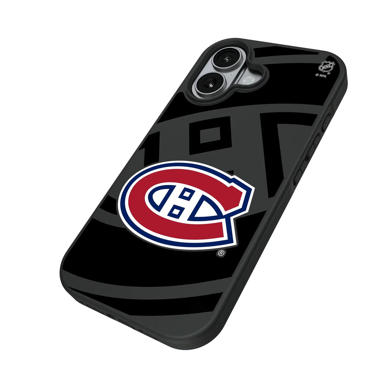 Montreal Canadiens Monocolor Tilt Bump Phone Case for Apple iPhone