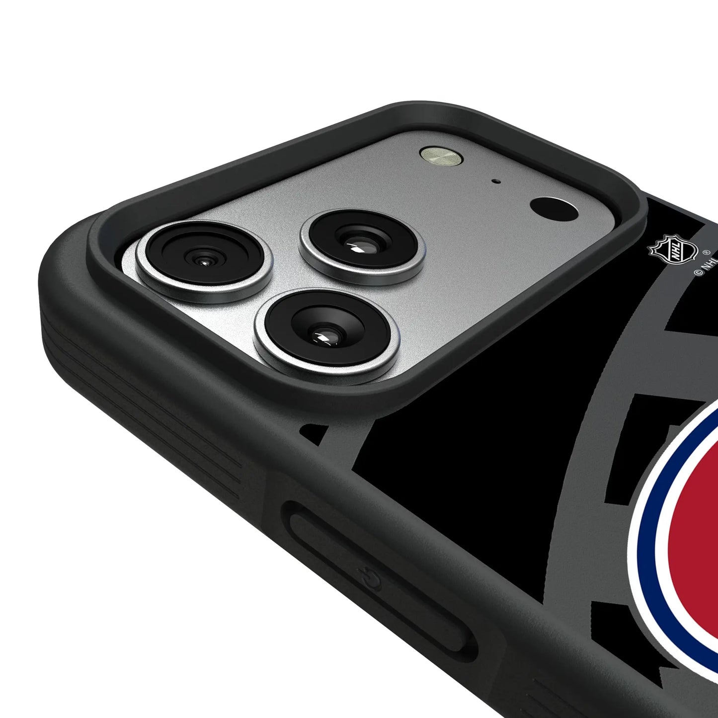 Montreal Canadiens Monocolor Tilt Bump Phone Case for Apple iPhone