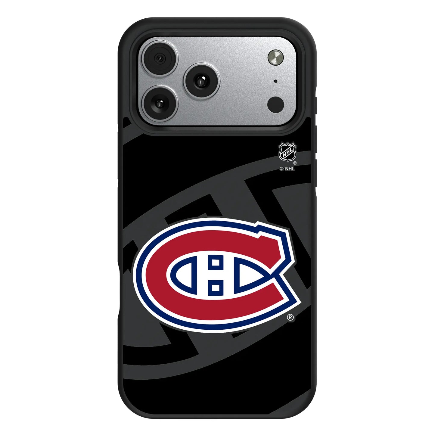 Montreal Canadiens Monocolor Tilt Bump Phone Case for Apple iPhone
