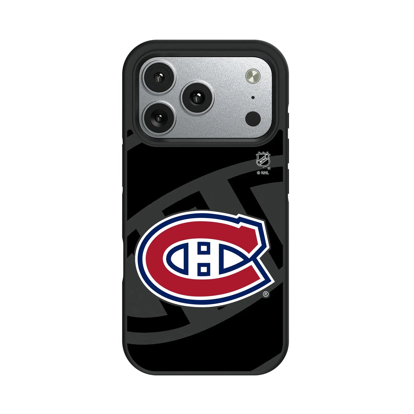 Montreal Canadiens Monocolor Tilt Bump Phone Case for Apple iPhone