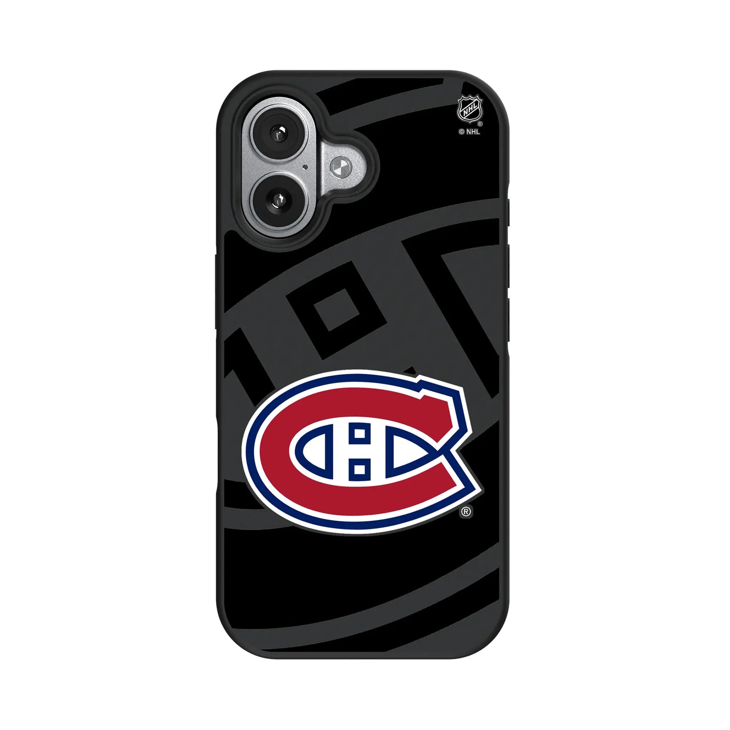 Montreal Canadiens Monocolor Tilt Bump Phone Case for Apple iPhone