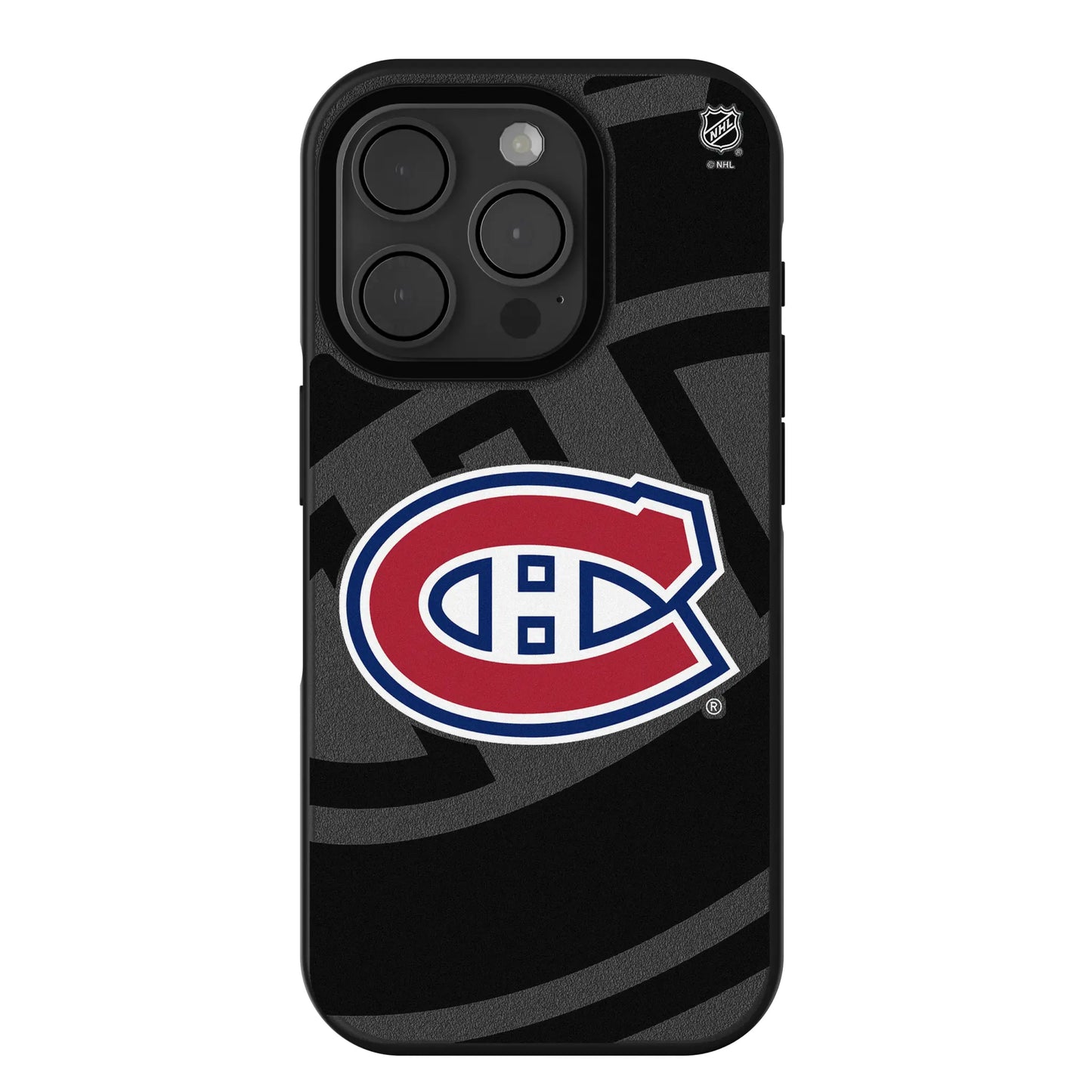 Montreal Canadiens Monocolor Tilt Bump Phone Case for Apple iPhone