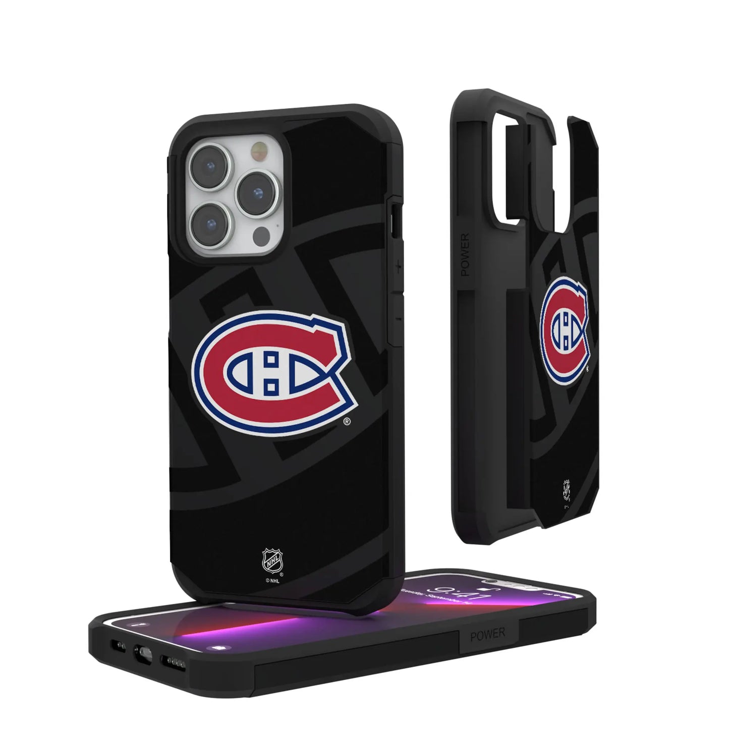 Montreal Canadiens Monocolor Tilt Rugged Phone Case for Apple iPhone