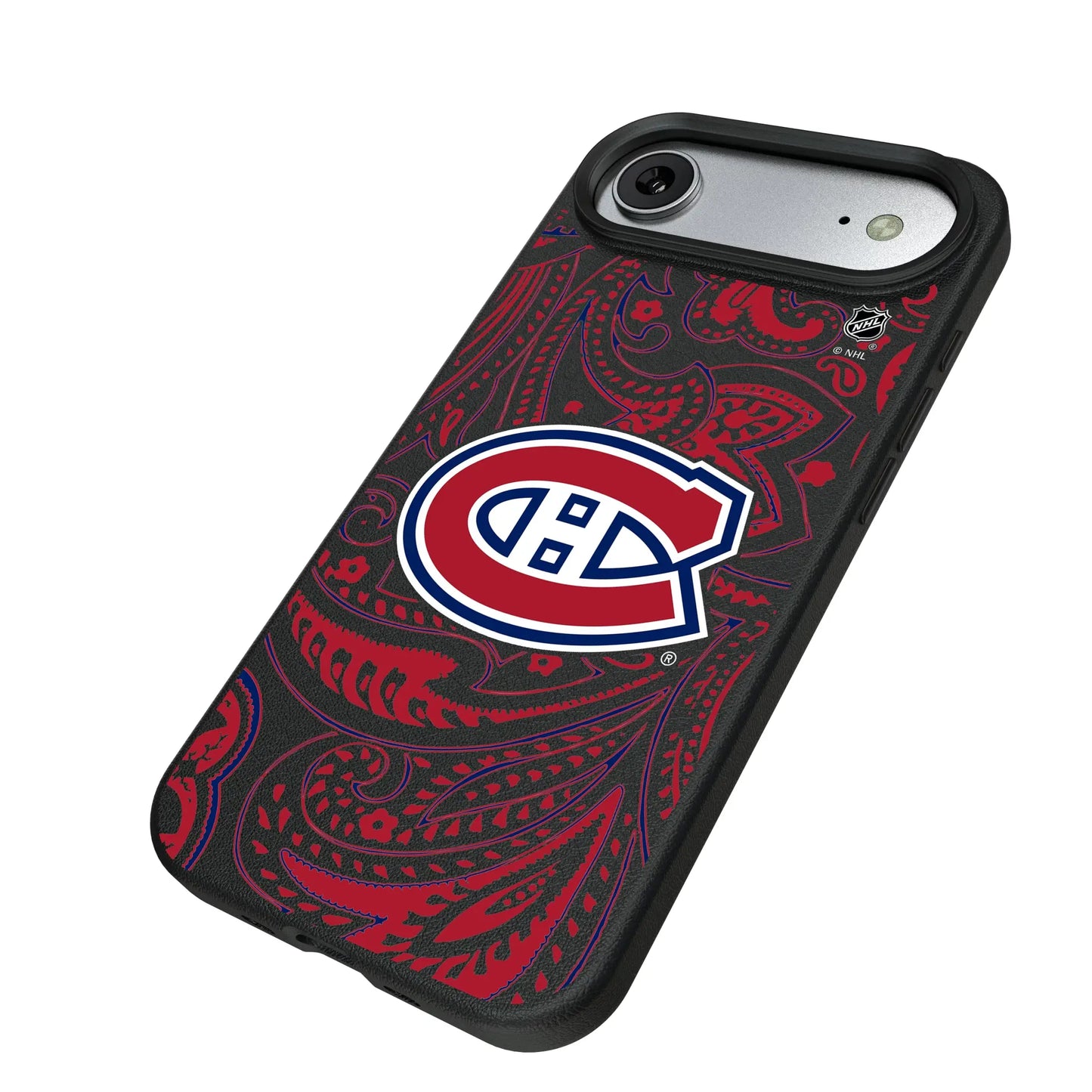 Montreal Canadiens Paisley MagSafe Compatible Phone Case for Apple iPhone