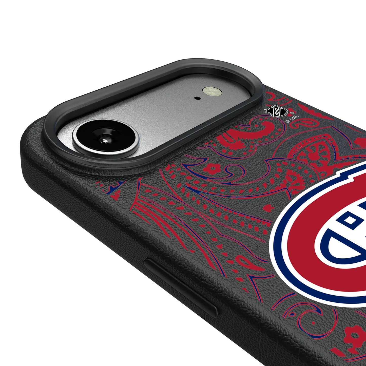 Montreal Canadiens Paisley MagSafe Compatible Phone Case for Apple iPhone