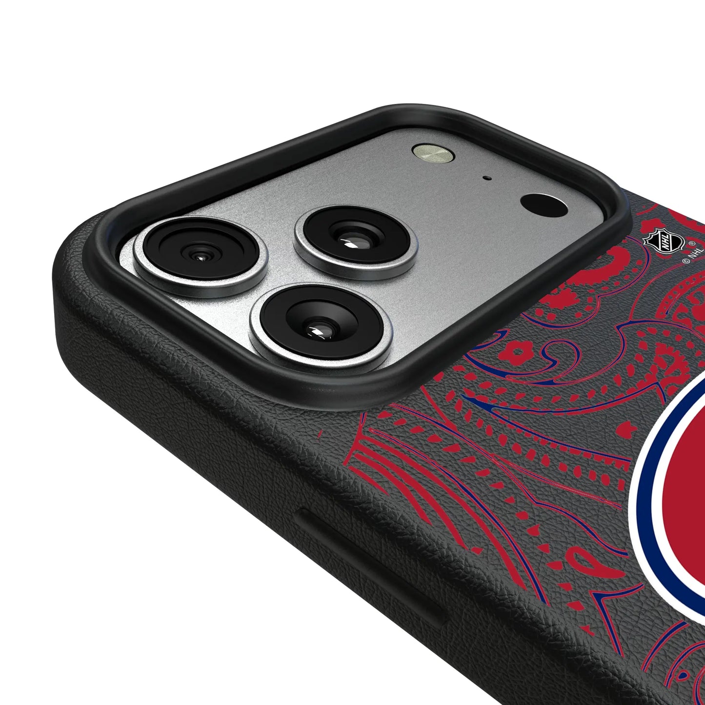 Montreal Canadiens Paisley MagSafe Compatible Phone Case for Apple iPhone