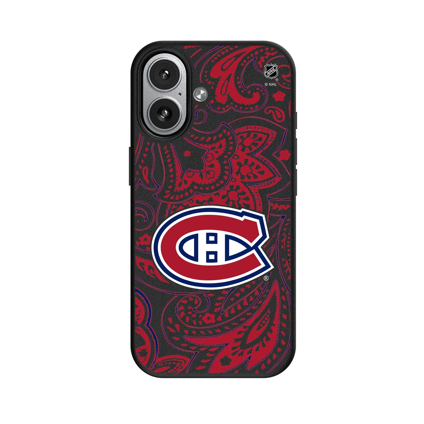 Montreal Canadiens Paisley MagSafe Compatible Phone Case for Apple iPhone