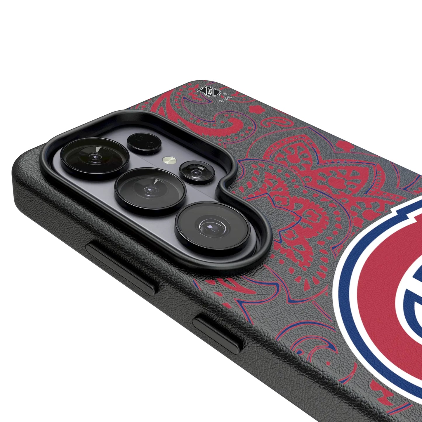 Montreal Canadiens Paisley MagSafe Compatible Phone Case for Samsung Galaxy