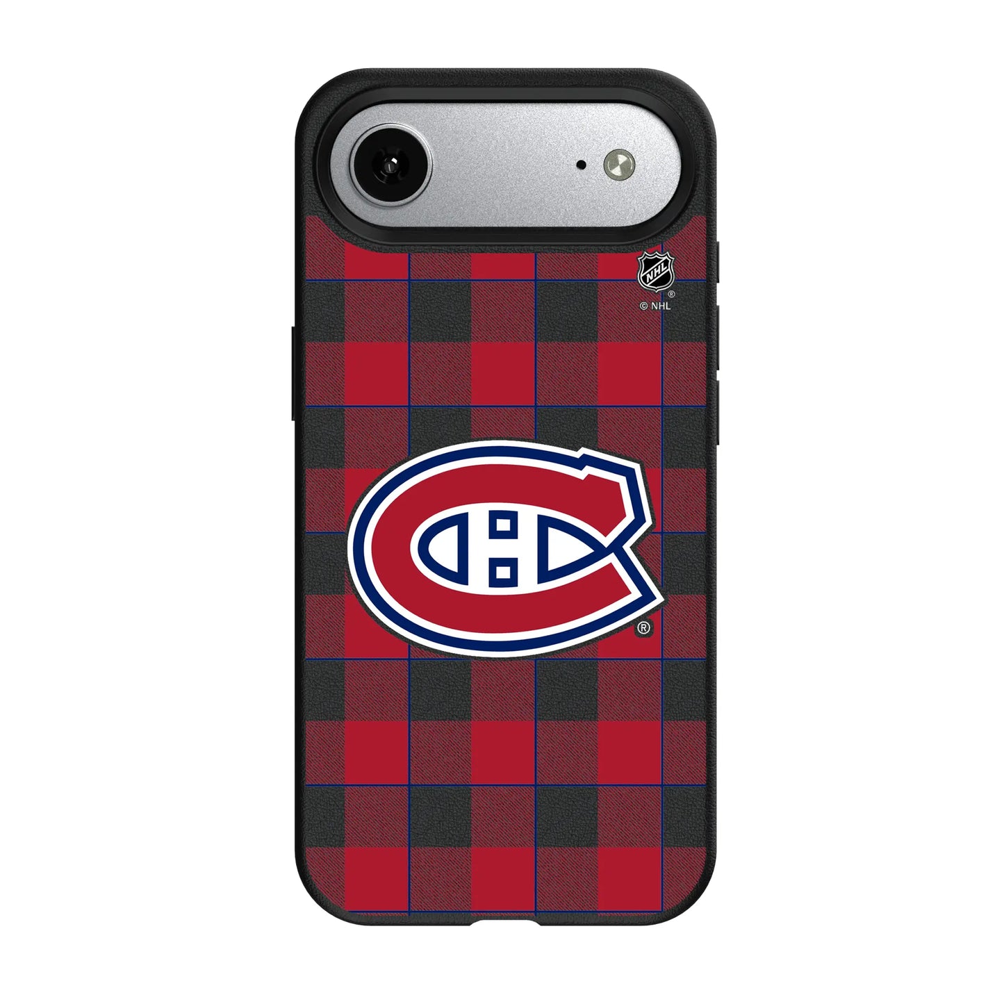 Montreal Canadiens Plaid MagSafe Compatible Phone Case for Apple iPhone