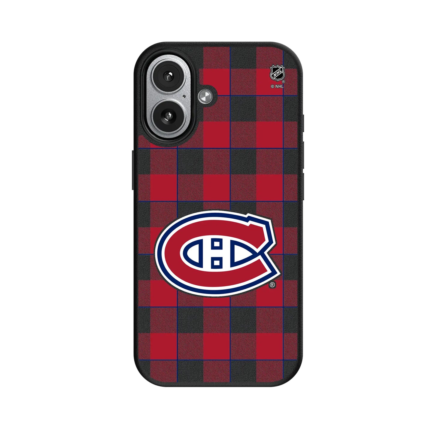 Montreal Canadiens Plaid MagSafe Compatible Phone Case for Apple iPhone