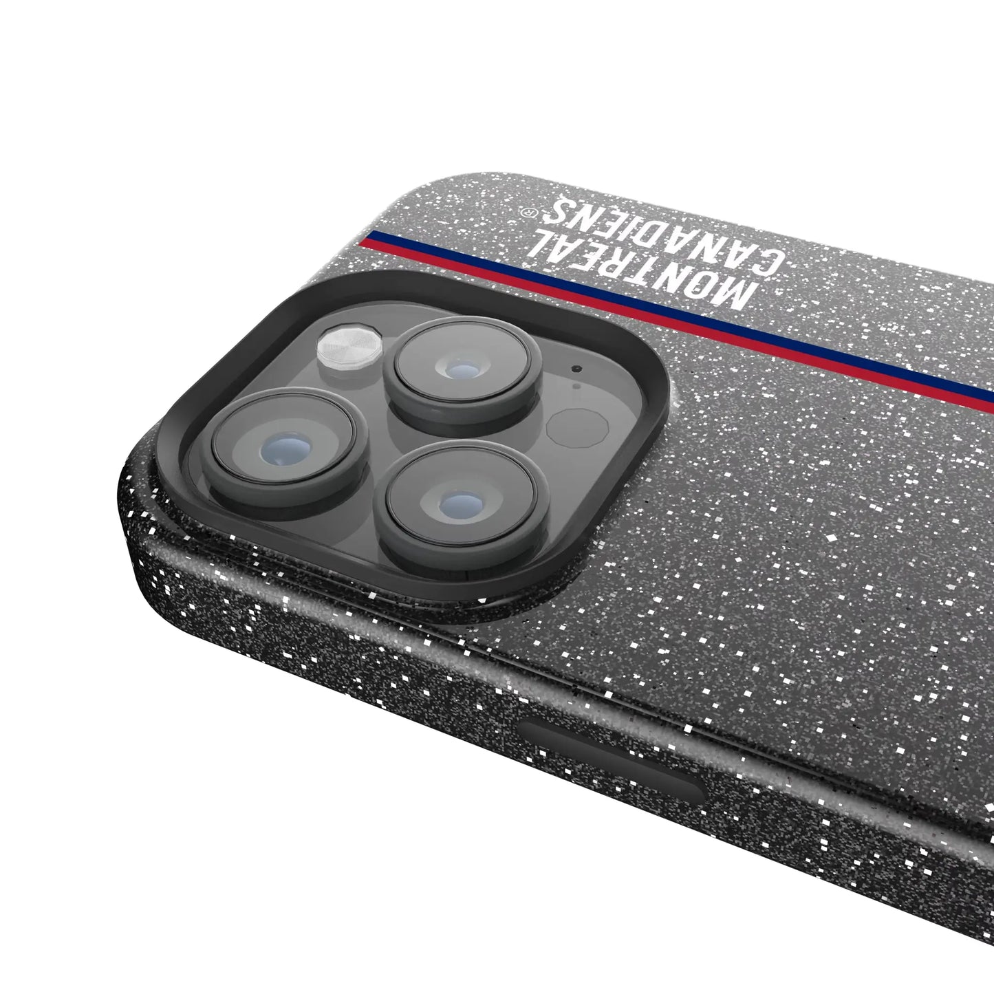 Montreal Canadiens Sidebar Black Bling Phone Case for Apple iPhone