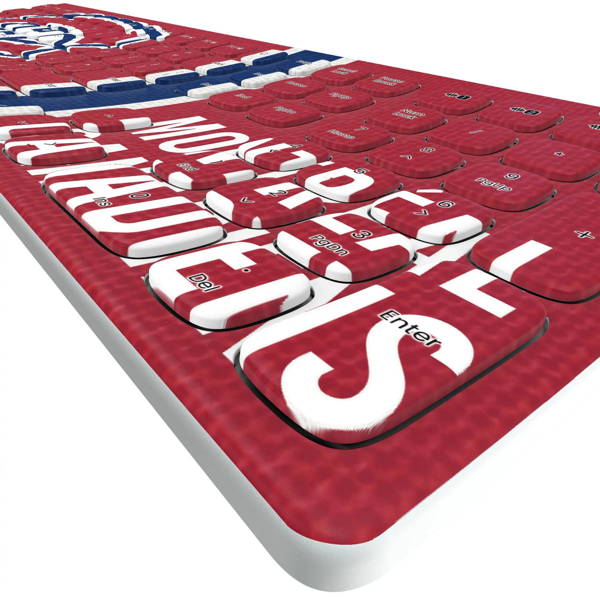 Montreal Canadiens Stripe Curved Wireless Keyboard