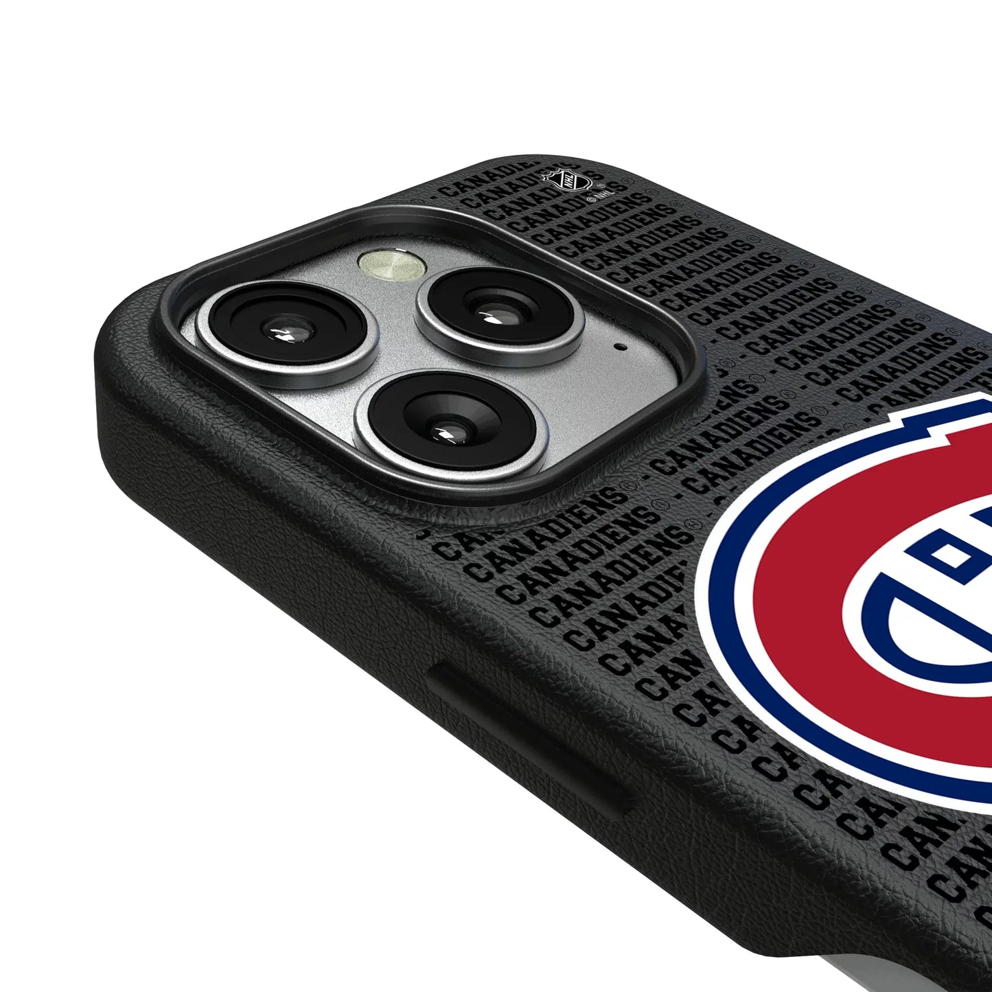 Montreal Canadiens Text Backdrop MagSafe Compatible Phone Case for Apple iPhone