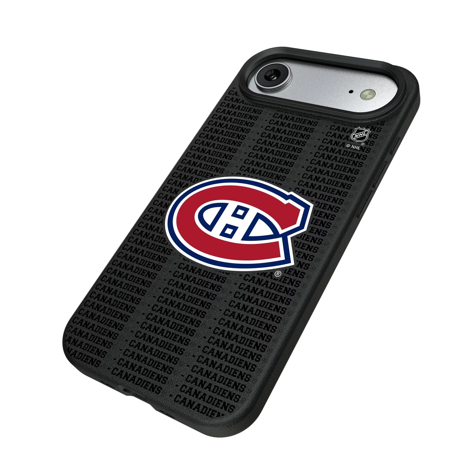 Montreal Canadiens Text Backdrop MagSafe Compatible Phone Case for Apple iPhone